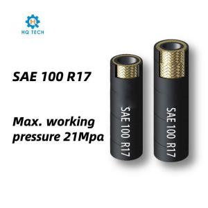 China SAE 100 R17 High Temperature Compact Max Working Pressure 21MPa Hydraulic Rubber Hose wholesale
