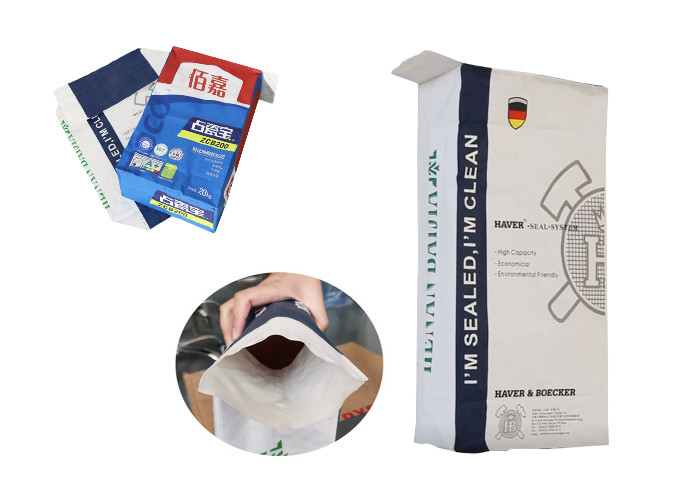Industrial Iron Oxide Packaging Paper Bags For Chemical Powder