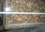 Baltic Gold Granite Stone Slab Countertop Solid Surface Vanity Tops For Bathroom
