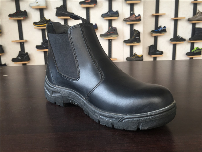 Womens Black Work Shoes Comfortable Non Woven Fabric Girls Protective Footwear