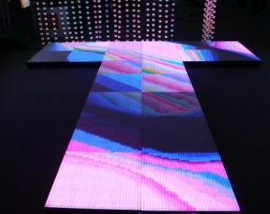 China Advertising Stage Dance Floor LED Display / LED Light Up Dance Floor Hire wholesale