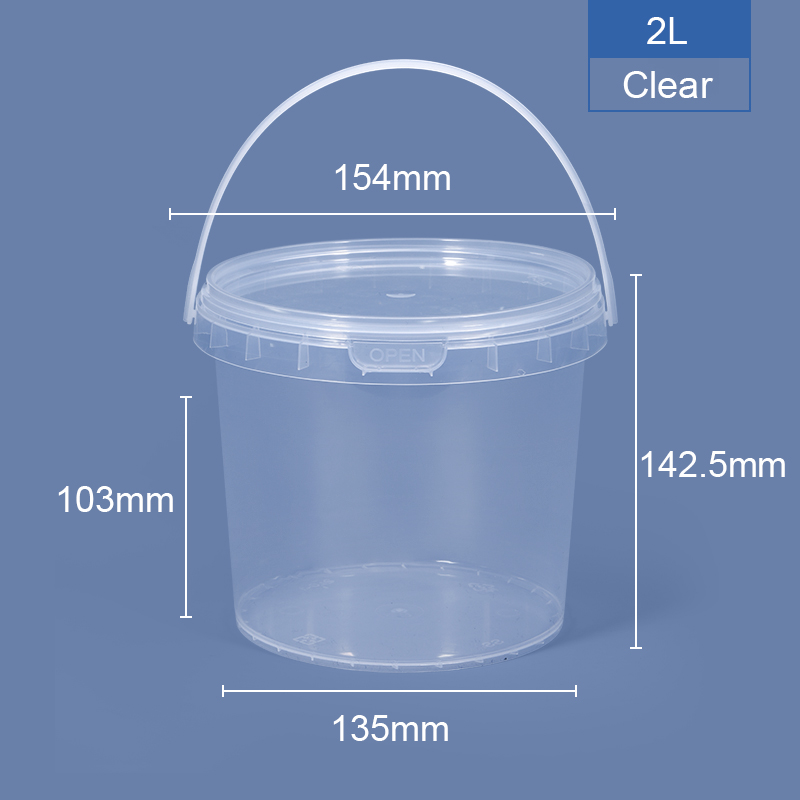 300ml-5L Plastic IML Container for Peanut Butter Shea Butter Food Sauces Packaging