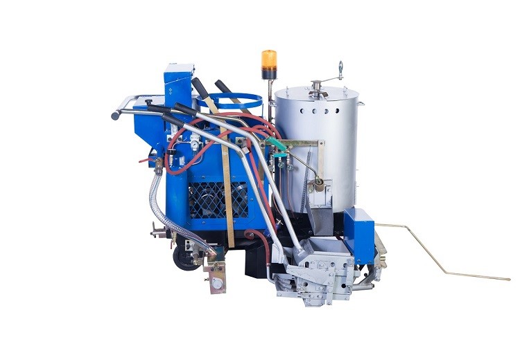 Pavement Thermoplastic Striping Machine Bulge Thickness 3-5mm Adjusted