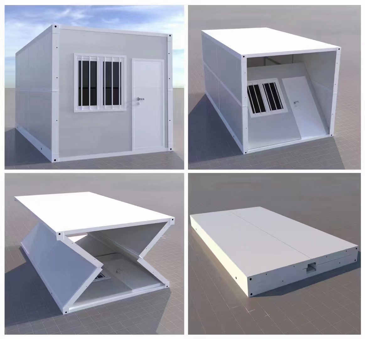 Customized Color Fire-Proof Folding Container House with Multi-function