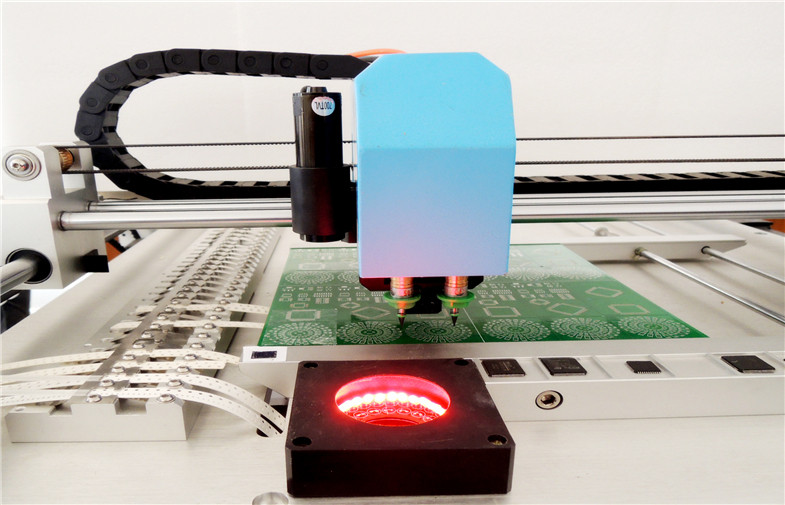 High Accuracy Small SMD / SMT Pick And Place Machine , SMT 48VA Chip Mounter Machine