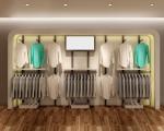2400mm Height Clothing Display Racks Slatwall Clothing Display Non Corrosion