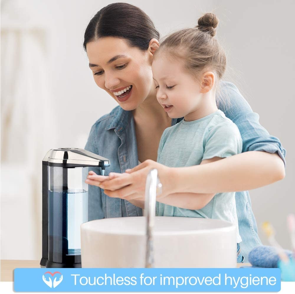 500ML Sensor Liquid Soap Dispenser FCC ABS Wall Mounted