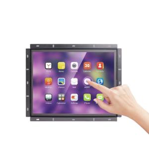 China Industrial Metal Open Frame LCD Monitor with 300 cd/m2 Brightness and HDMI VGA DVI Ports wholesale