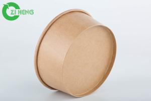 China Disposable Kraft Paper Bowls 25oz Take Away Food Container For Salad Pasta wholesale