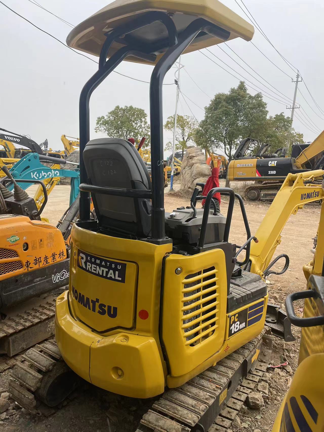 Used mini excavator Komatsu PC18 small digger used machinery mini excavator used second hand digger for sale