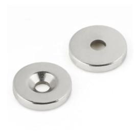 China N42 Circular Neodymium Magnets , Round Countersunk Magnets wholesale