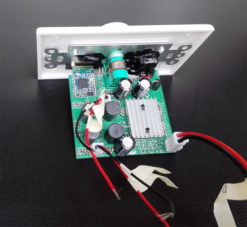 White Wall Rotary Knob Volume Control Impedance Matching For Ceiling Speakers Bluetooth Amplifier