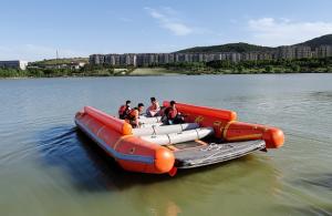 China Lb-Ts6 60hp Inflatable Rescue Boat Transport Ship Raft wholesale