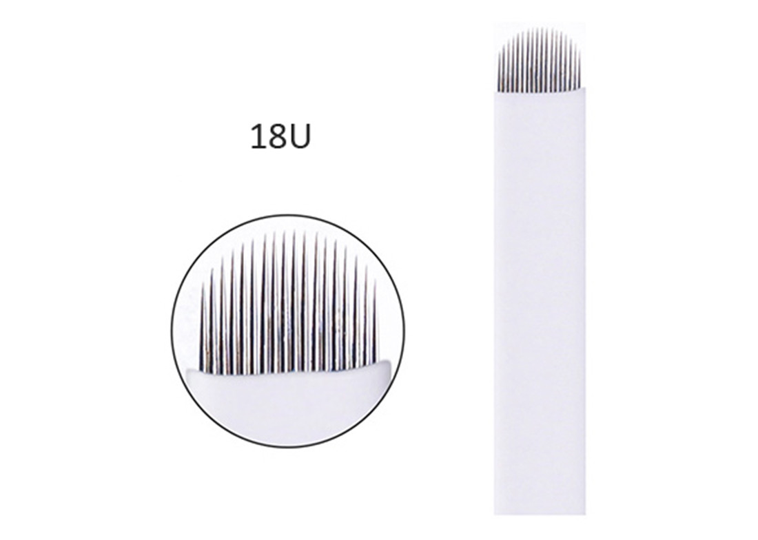 0.25mm Eyebrow Manual PMU Sterile Tattoo Needles Microblading Blade