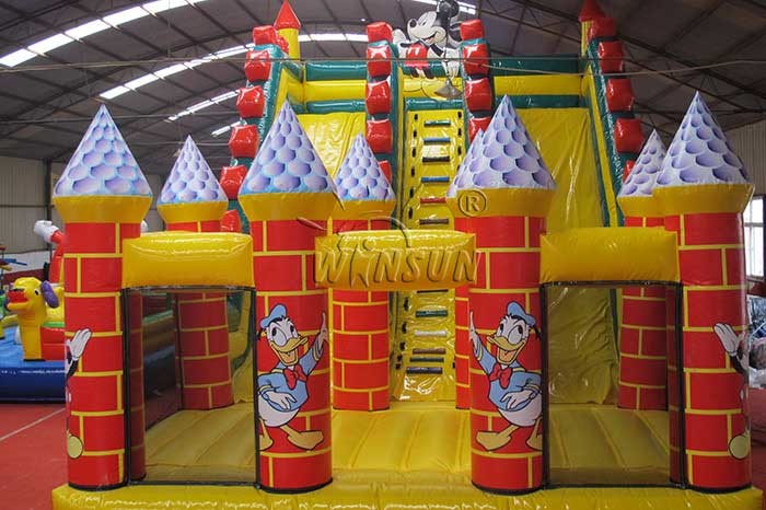 Giant Inflatable Slide With Bouncer For Toddlers / Adults 10x6x6m