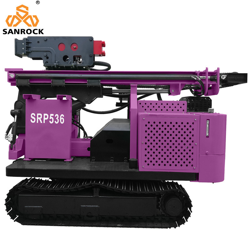 Hydraulic Solar Pile Driving Equipment Photovoltaic Engineering Construction