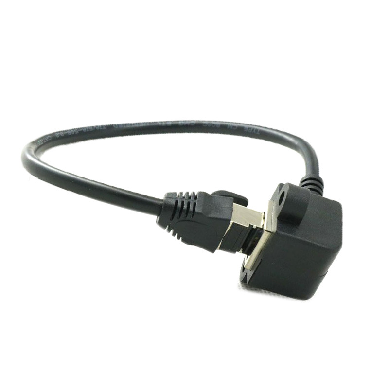 FTP CAT6 CAT5E Ethernet Extension Cable 0.3m 0.6m RJ45 Male To Female Lan Cable