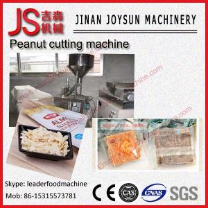 China Quadrate Adjustable Peanut Cutting Machine Slicer 300W wholesale