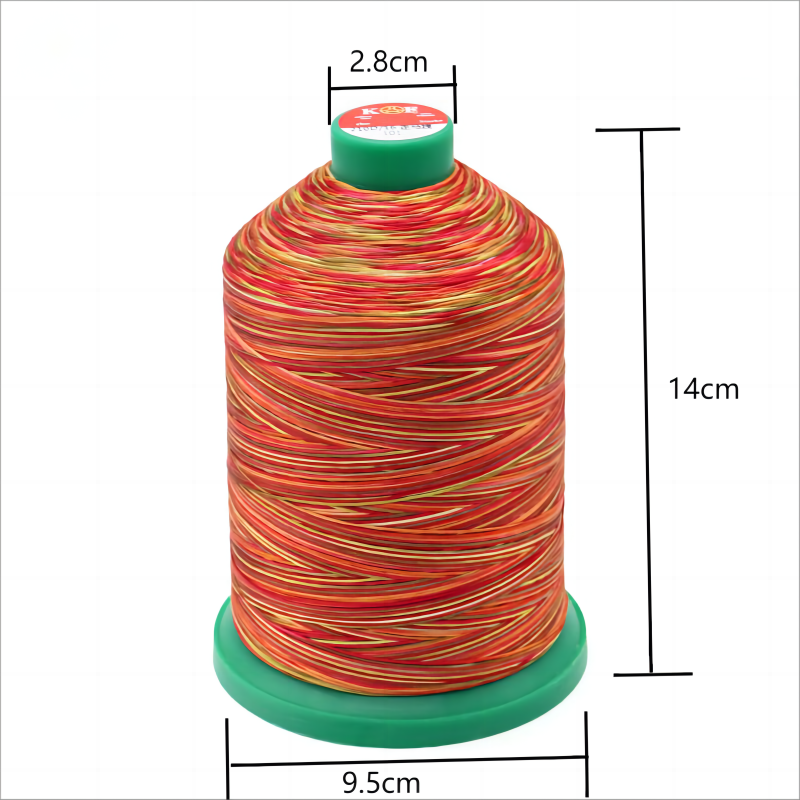 400g per roll 2mm Braided Thread 420D/16 Non Waxed Polyester Thread for Sewing Shoes
