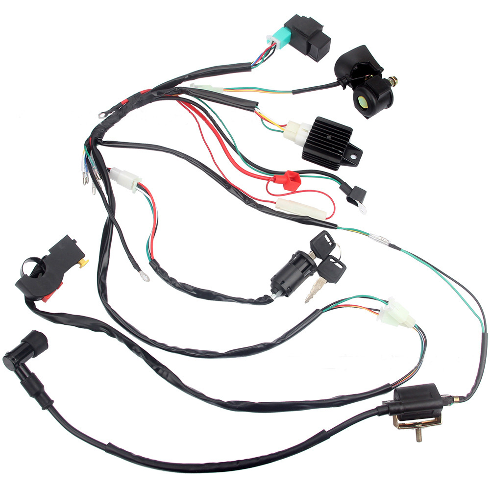 Copper Conductor ODM OEM Racing Motorcycles Mopeds ATV Ignition System Wiring Harness