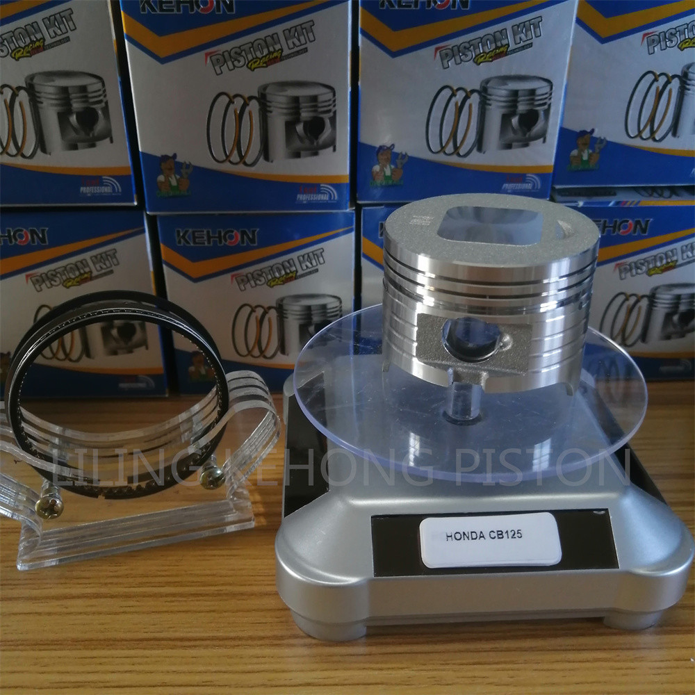 Anti Corrosion CB Pistons For CB 125 Durable Silver Pin Size 12x33mm