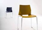 China Yellow Meeting Room Chairs Stackable Waiting Room Chairs 46cm 81cm wholesale