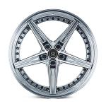 5 Spoke 3 PC Forged Wheels Alluminum Alloy Rims 18 19 20 Inches For BMW Porsche