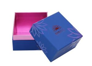 China Embossing Women Cosmetic Gift Box , High End Makeup Sample Box Eco Friendly wholesale