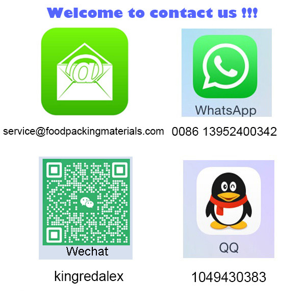 Colourful Logo Printed Plastic Pvdc Sausage Casing For Fish Sausages