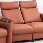 BN Italian Minimalist Streles Smart Cinema Sofa Home Studio Leather Sofa