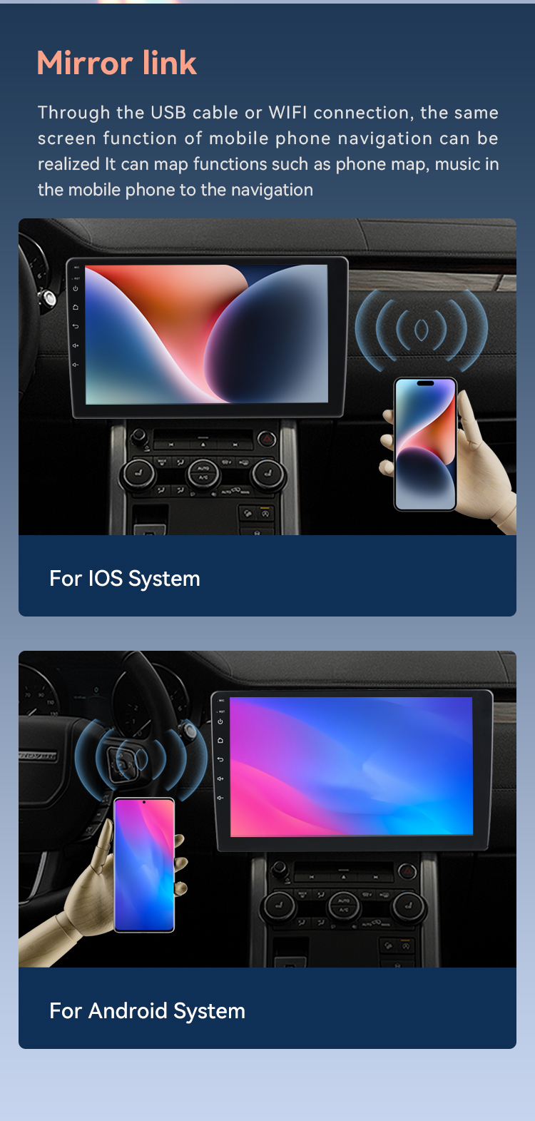 10 Inch Touch Screen Android Car Stereo Android 10 Car Multimedia Player