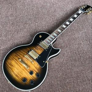 China Custom LP electric guitar with mahogany body neck musical instruments wholesale