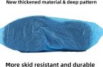 Waterproof Non-Slip CPE Disposable Boot Shoe Cover for Cleanroom Protection in
