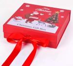 Cardboard Christmas Eve Sweet Box Gravure Printing Custom Logo