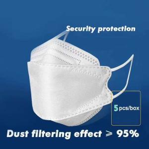 China KN95 Face Mask CE &amp; FDA Certificate Fish Mouth Design Anti-Bacteria Anti-Dust wholesale