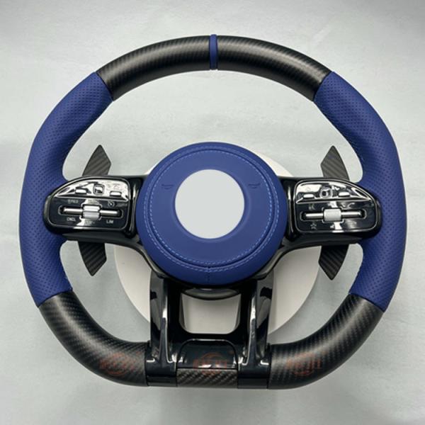 B-e-nz's Full Range Of Genuine Leather Peachwood Carbon Fiber Steering Wheels Have Been Modified
