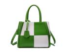 Famous Brand Contrast Color Grid Platinum Bag , Women ' S Over Shoulder Handbags