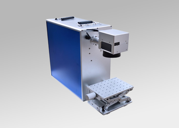 Dog Tag Name Plate 20W 30W Portable Fiber Laser Marking Machine with Metal and Plastic Material