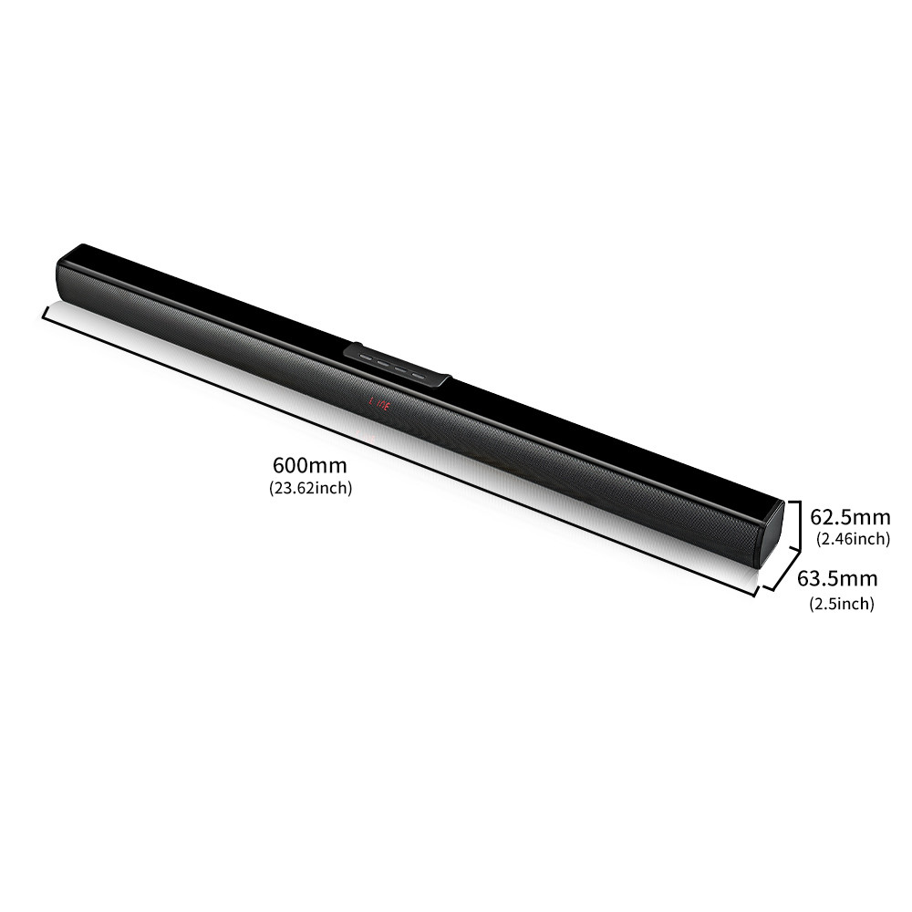5W*4 TV Soundbar Speaker Support PC Phone Tablet Laptop MP3 MP4 DVD Player TV Box Audio