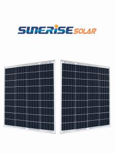 China SUNERISE 530*670*25mm 50W 18V Poly Solar Panel wholesale