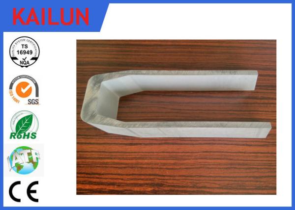 U Shaped Aluminum Extrusion Medical Equipment Parts , Anodized 6000 Series