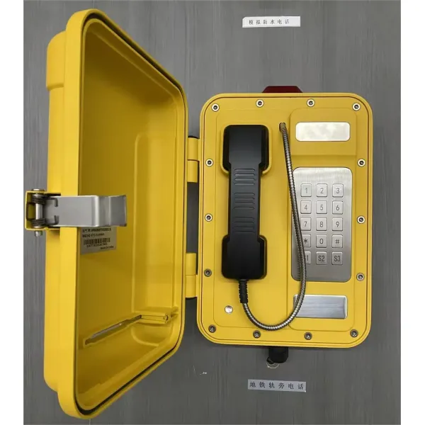 Industrial Weatherproof Telephone with 90dB Buzzer SIP/Analog Outdoor Intercom Call Station Box