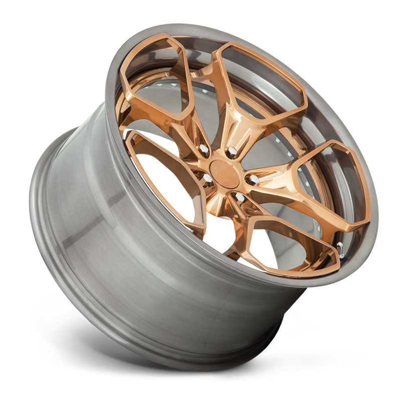 factory direct custom 22 to 24 inch aluminum gold bronze brushed car forged wheels