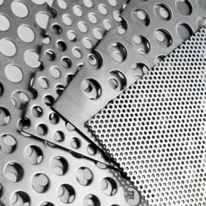 China 10mm 309 Stainless Steel Perforated Plate Square Hole 2mm-50mm Mesh Metal Plate wholesale