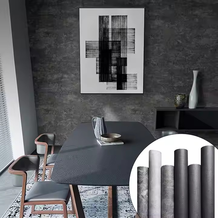 PVC Marble Sheet Plastic Film For Furniture Surface Decoration