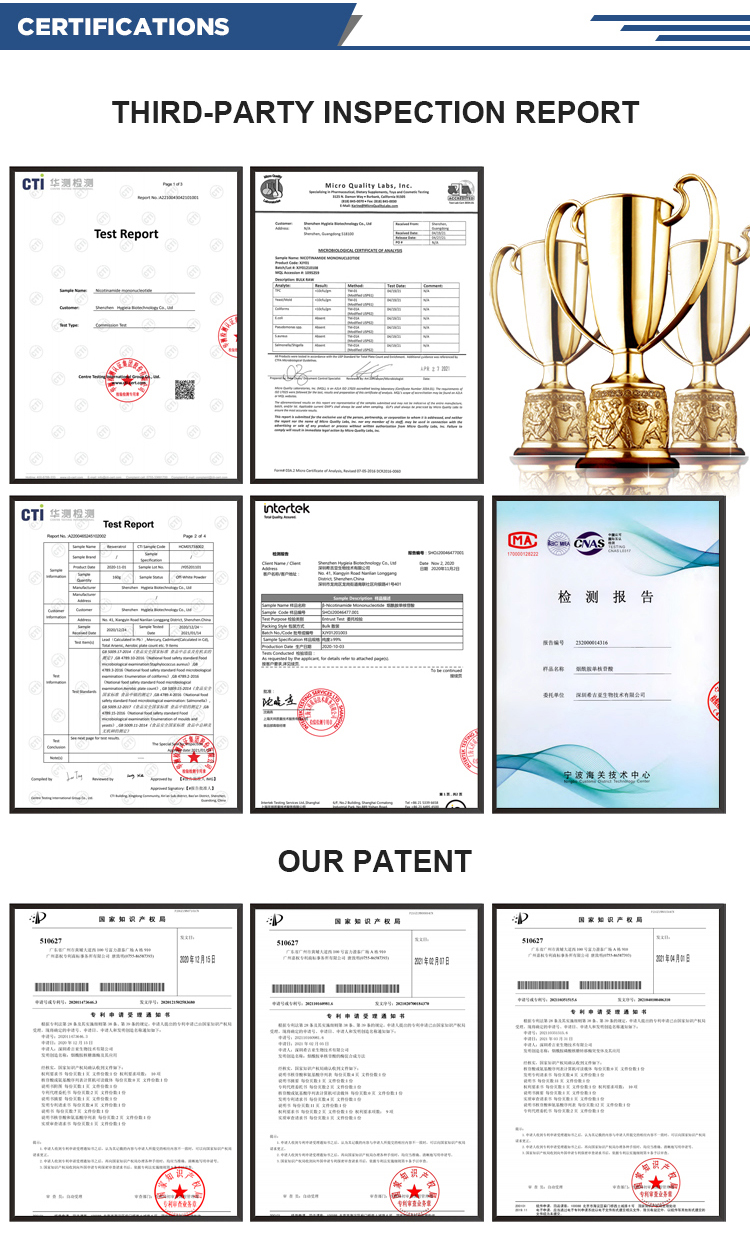 93% FAD Flavin Adenine Dinucleotide Disodium Salt Orange Vitamin Derivatives CAS 84366-81-4