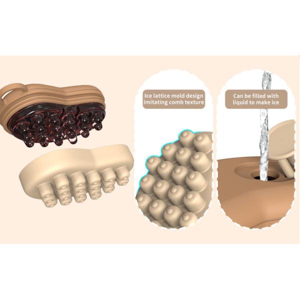 Ice Therapy Scalp Massager – Reusable Cooling Hair Brush For Men, Women & Kids | OEM Silicone Brush For Hair Salons, Gift Sets, Spa & Home Use