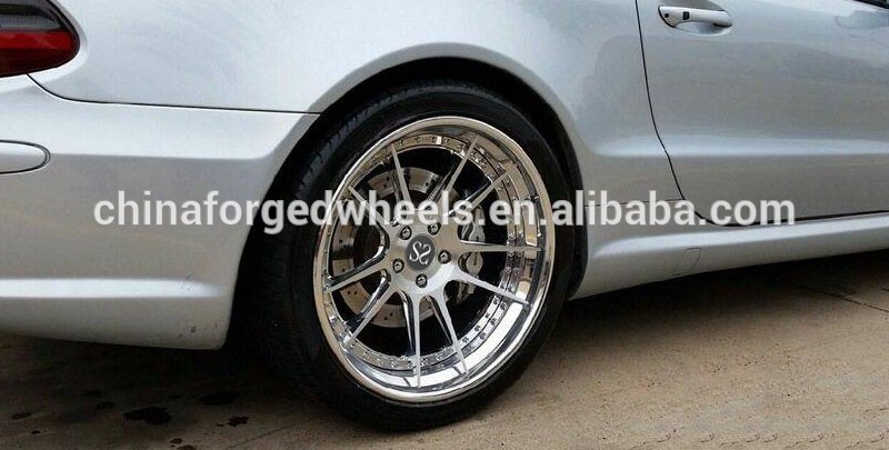 20inch Rims Polish Customized 2-PC Forged Alloy Rims For MERCEDES-BENZ / Rim 20" Forged Wheels