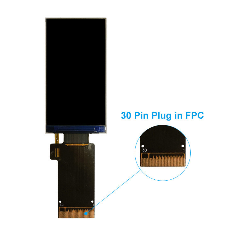 1.9 Inch Custom TFT Display, 170x320 30 Pins MCU SPI Interface, Driving IC ST7789