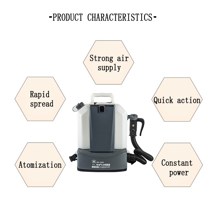 Efficient mini ulv atomizer fogger machine electric fogging sprayer with oem services